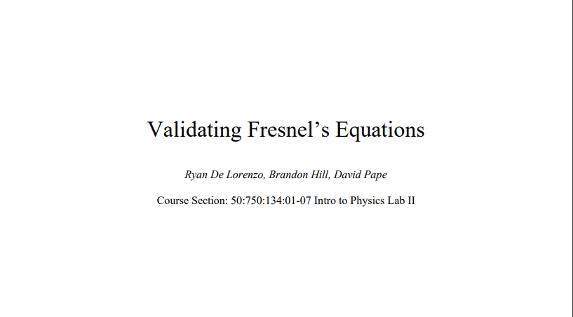 fresnels equations lab report thumbnail